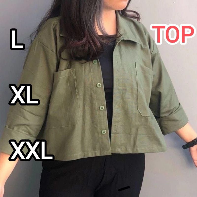 KEMEJA CROP LINEN PREMIUM