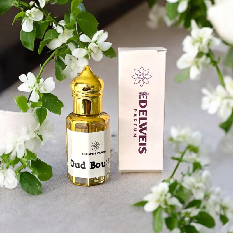Parfum OUD BOUQET / OUD BUKIYYAH I NON ALKOHOL Parfum Aroma Khas Nabawi Timur Tengah Bibit Murni Mak