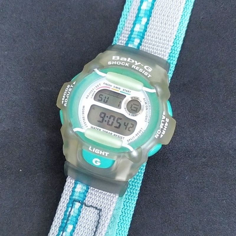 CASIO BABY - G BG -  370 MODULE 1619 GLOBAL ORGANIZATION OF BODYBOARDERS JAPAN