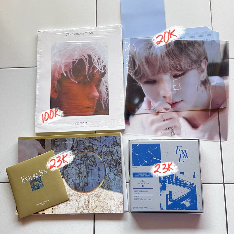 [ ready ] ALBUM ONLY FML FTS SEVENTEEN PHOTOBOOK TTT LAYERED CARD ATTACA WOOZI LYRIC CARD