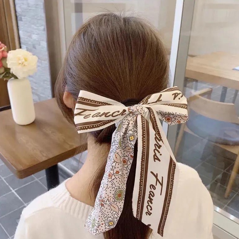 KODE B24K Bandana Korea Fashion scarf leher syal dekoratif tas aksesoris scraft silk scraft