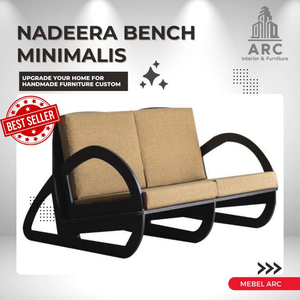 Kursi Sofa Bench 2 Dudukan / Kursi Sofa Bench Modern Minimalis