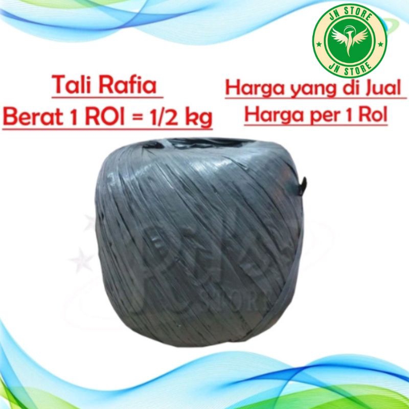 

Tali Rapia Gulungan 1/2 kg | Tali Plastik | Untuk Ikat Barang