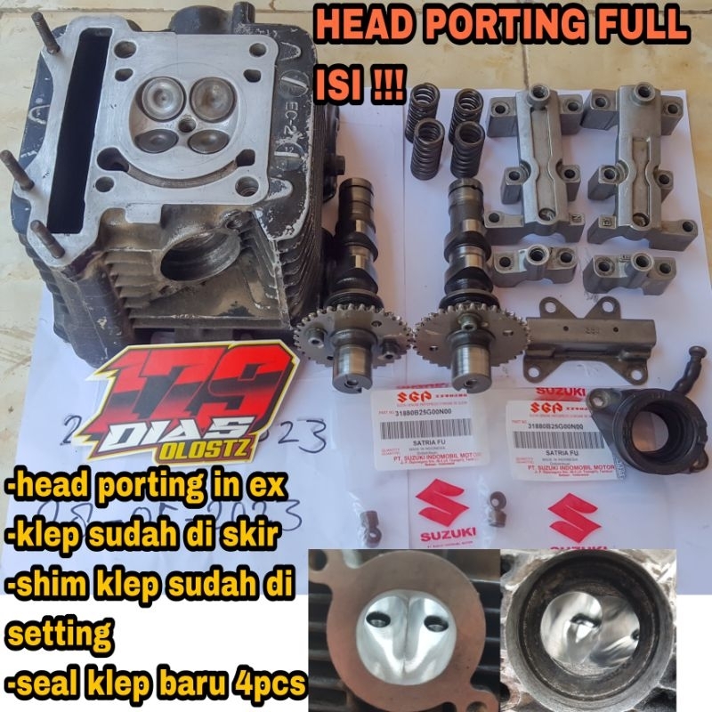 Head satria fu porting full isi tinggal pasang || head satria fu