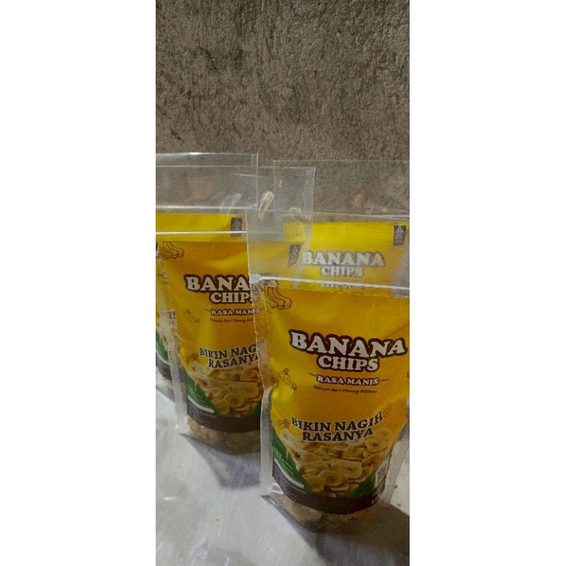 

Kripik pisang Rasa Manis (100gr)