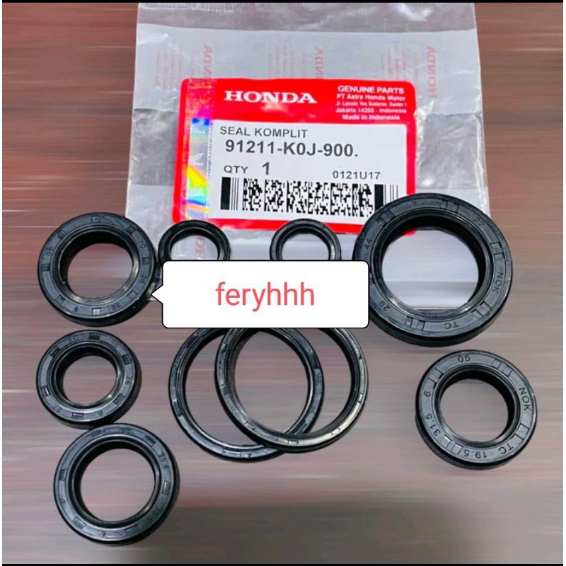 seal komplit genio / beat led 2020 / scoopy led 2020