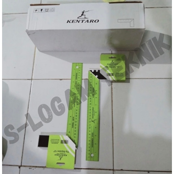 

Penggaris Siku Tukang 12" 30cm KENTARO Penggaris Garis Siku Bangunan Pasekon 12 Inch KENTARO