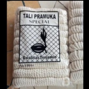 

(Isi 10pcs) Tali Pramuka Serat Tekuk Panjang 5m