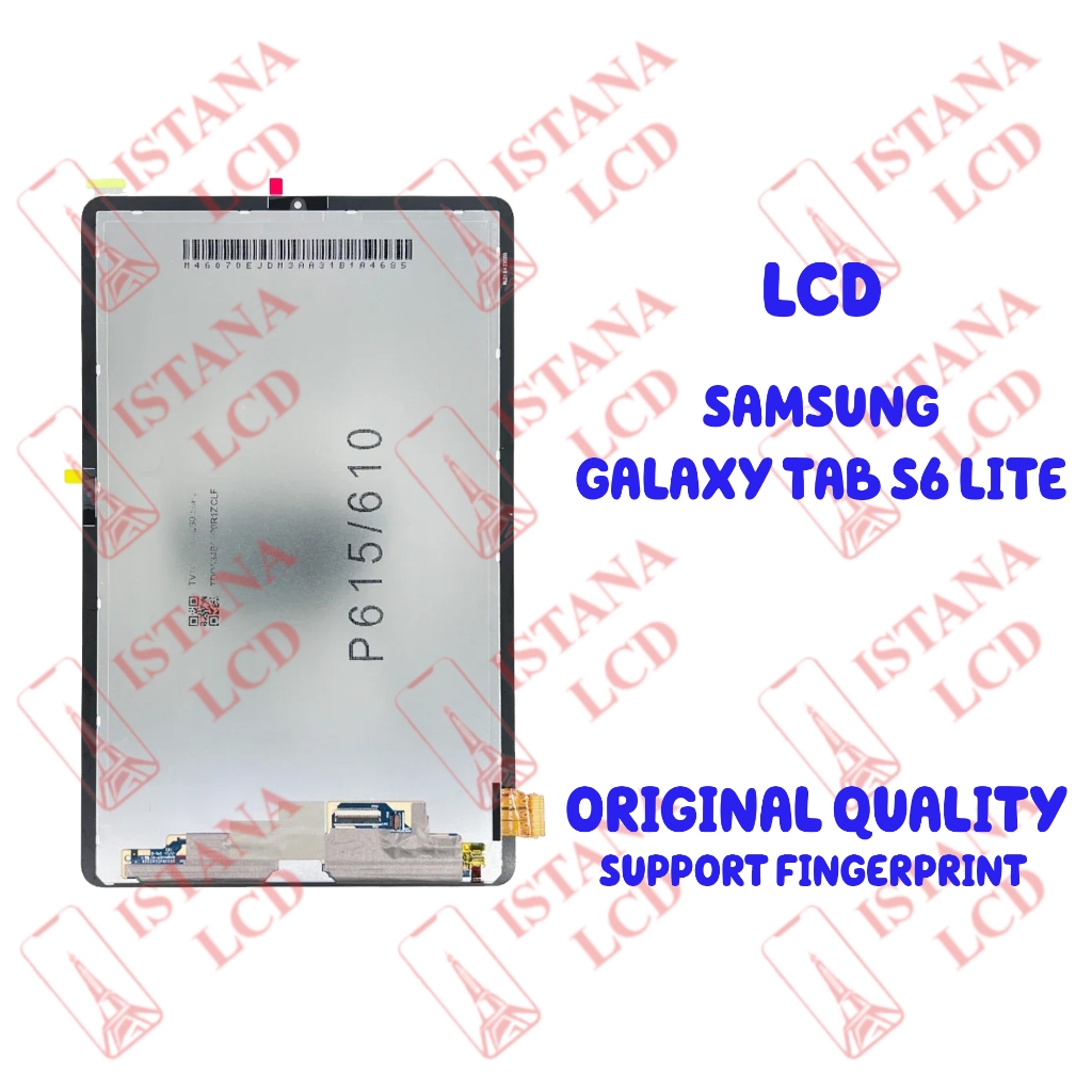 Grosir LCD Samsung Galaxy Tab S6 Lite FingerPrint - Original Quality (Garansi 1 Bulan)