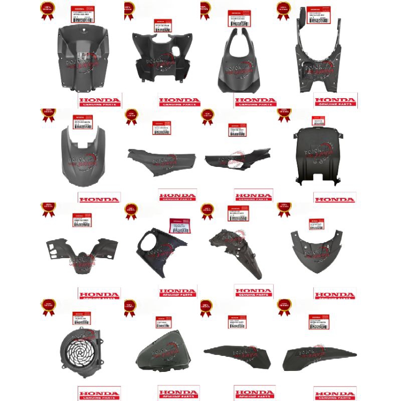 Cover body kasar Honda Beat Fi Stater kasar 2012-2014 Original AHM
