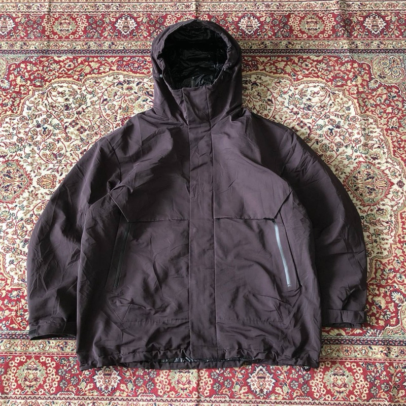 Jaket Uniqlo x j+ hybird down oversized jkt