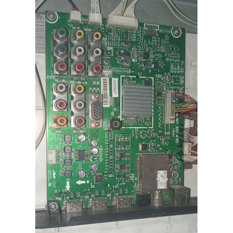 motherboard mobo pcb MB tv polytron PLM32M55