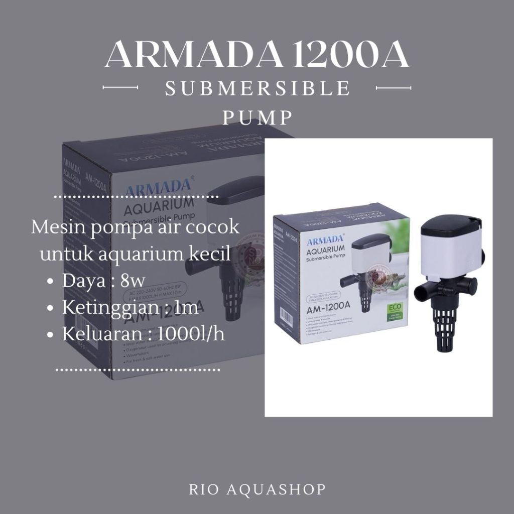 ARMADA AM 1200A POMPA AQUARIUM CELUP ARMADA AM 1200 1200A POMPA ARMADA 1200 MESIN AQUARIUM 1200