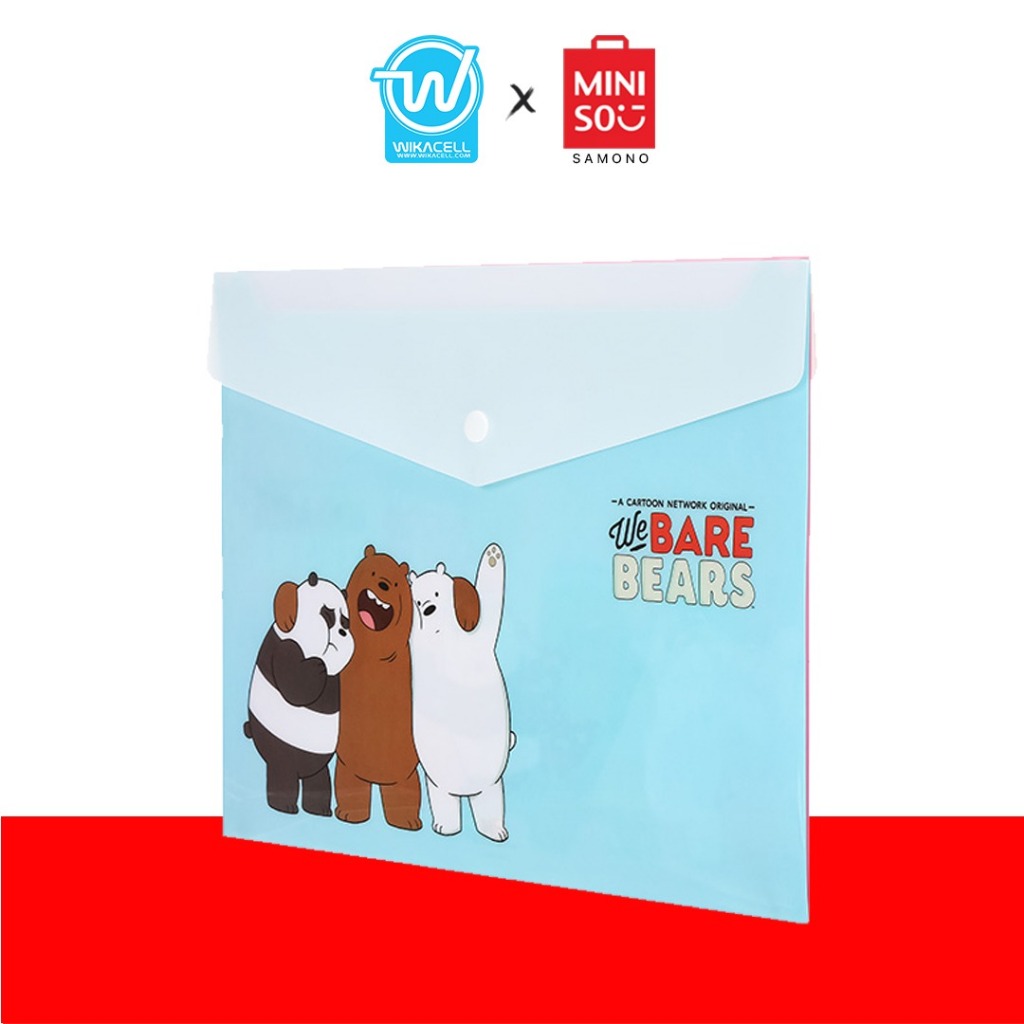 

Miniso PP Folder We Bare Bears Collection Size A4