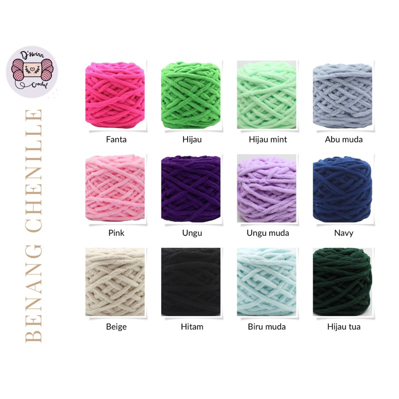 benang chenille