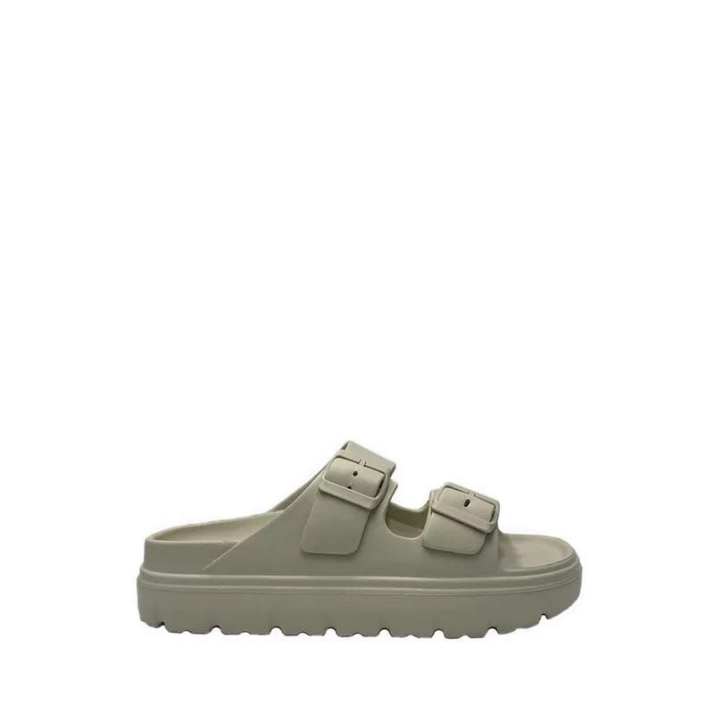 Sandal Airwalk Clova Sendal Casual Selop Slide Wanita Cewek Original Beige