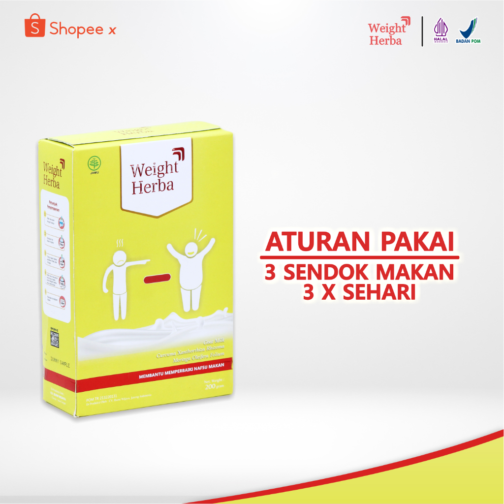 

Paket 5 Box Susu Weight Herba Original – Susu Penambah Berat Badan dan Menaikkan Nafsu Makan tanpa efek samping