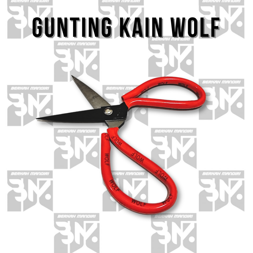 

Gunting Kodok 8 Inch WOLF Gunting Serbaguna Seng Kawat Kertas Kain Kulit Benang Konveksi