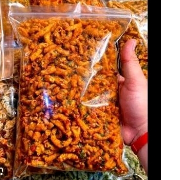 

Usus Krispi / kripik usus 500 Gram / 500Gram usus Crispy bumbu Pedas