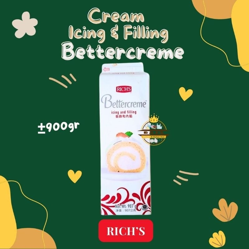 

RICH'S Bettercreme Icing And Filling 907gr - Instant Only