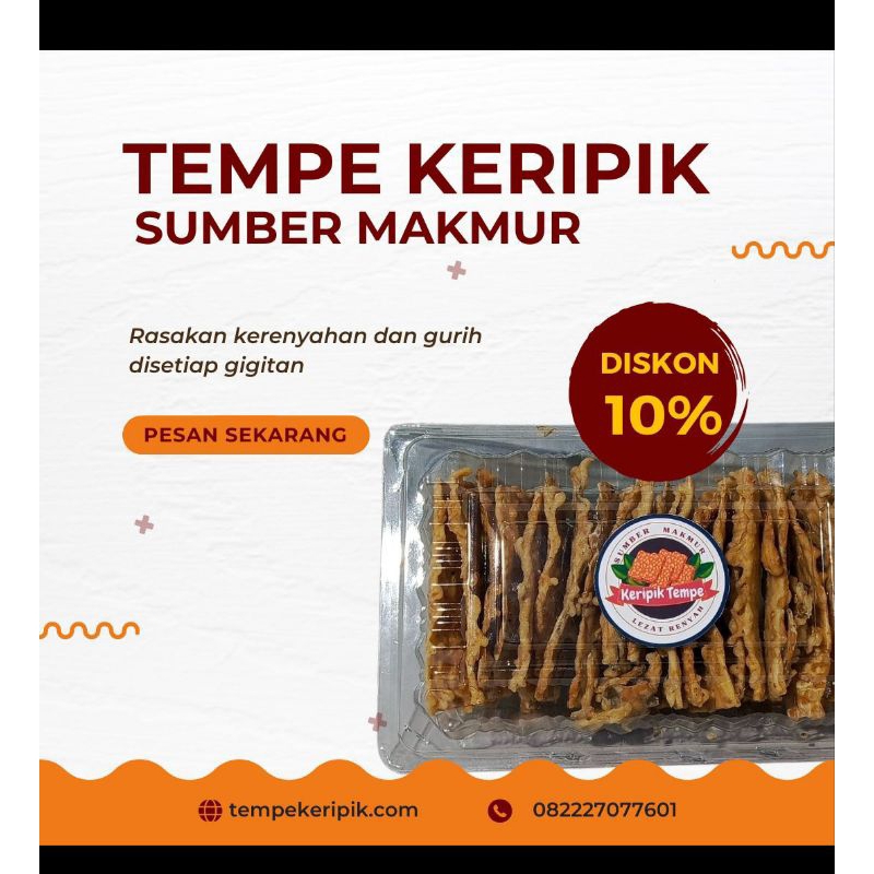 

Tempe Keripik Sumber Makmur Asli Wonogiri