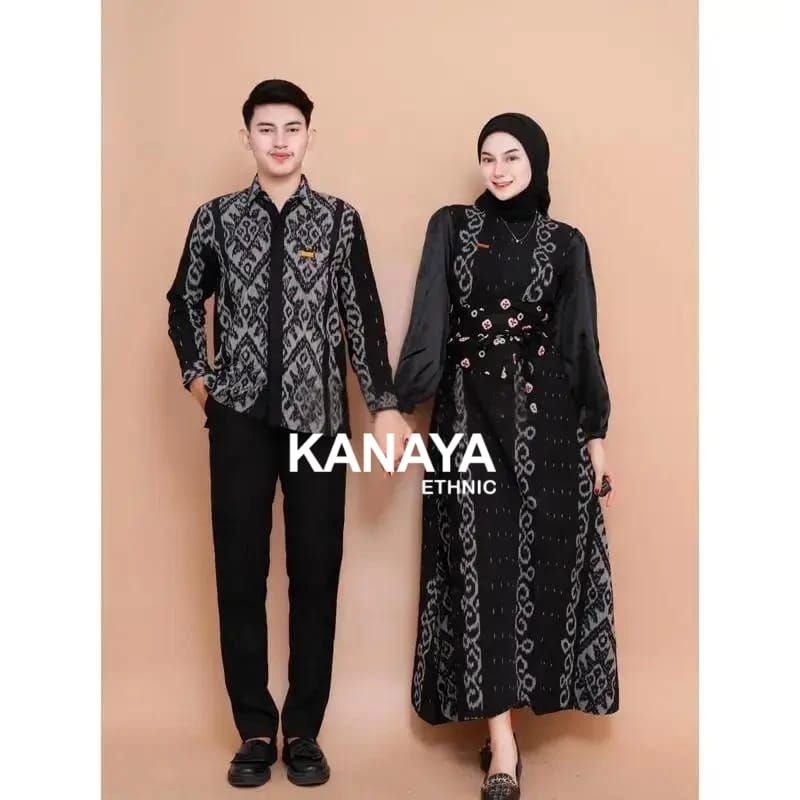 BAJU TENUN PADMA - COUPLE TENUN - BATIK COUPLE - TENUN COUPLE - COUPLE KOMDANGAN