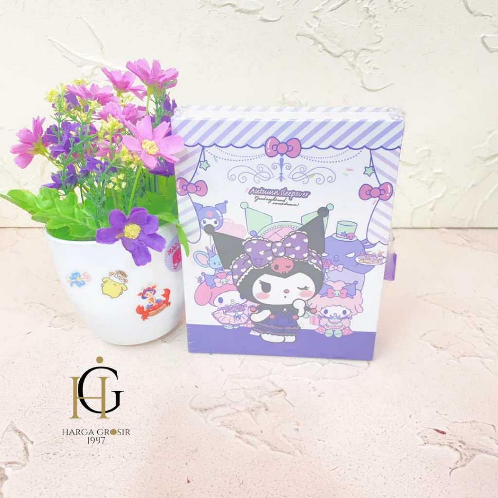 

BUKU GEMBOK A6 SANRIO DIARY PADLOCK BUKU LUCU SOUVERNIR TERMURAH BAGUS LUCU IMUT KEKINIAN BISA COD