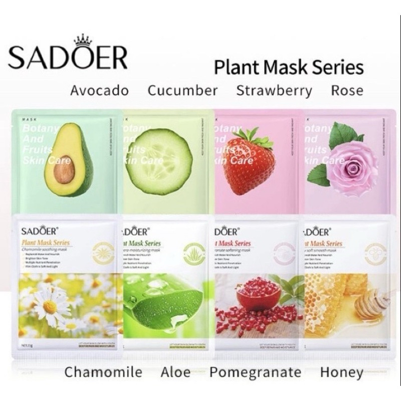PAKET USAHA SADOER MASK SHEET MASK MASKER ONE SPRING