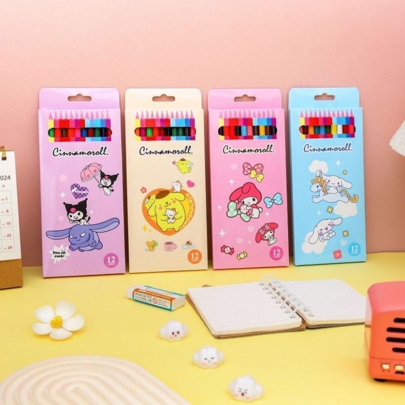 

SAKHA- PENSIL WARNA KARAKTER SANRIO | PENSIL MEWARNAI 12 WARNA