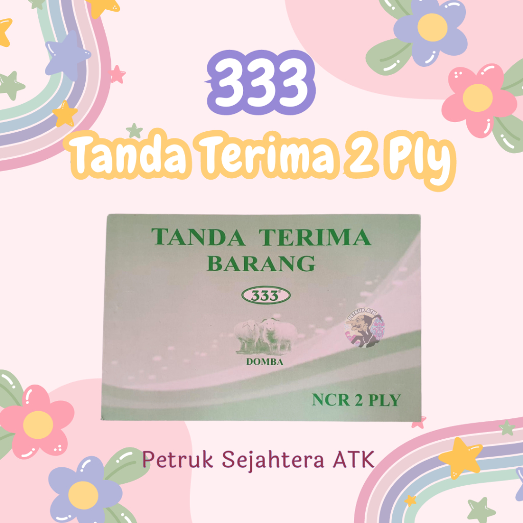 

[PCS] BUKU TANDA TERIMA 333 2 PLY RANGKAP 2