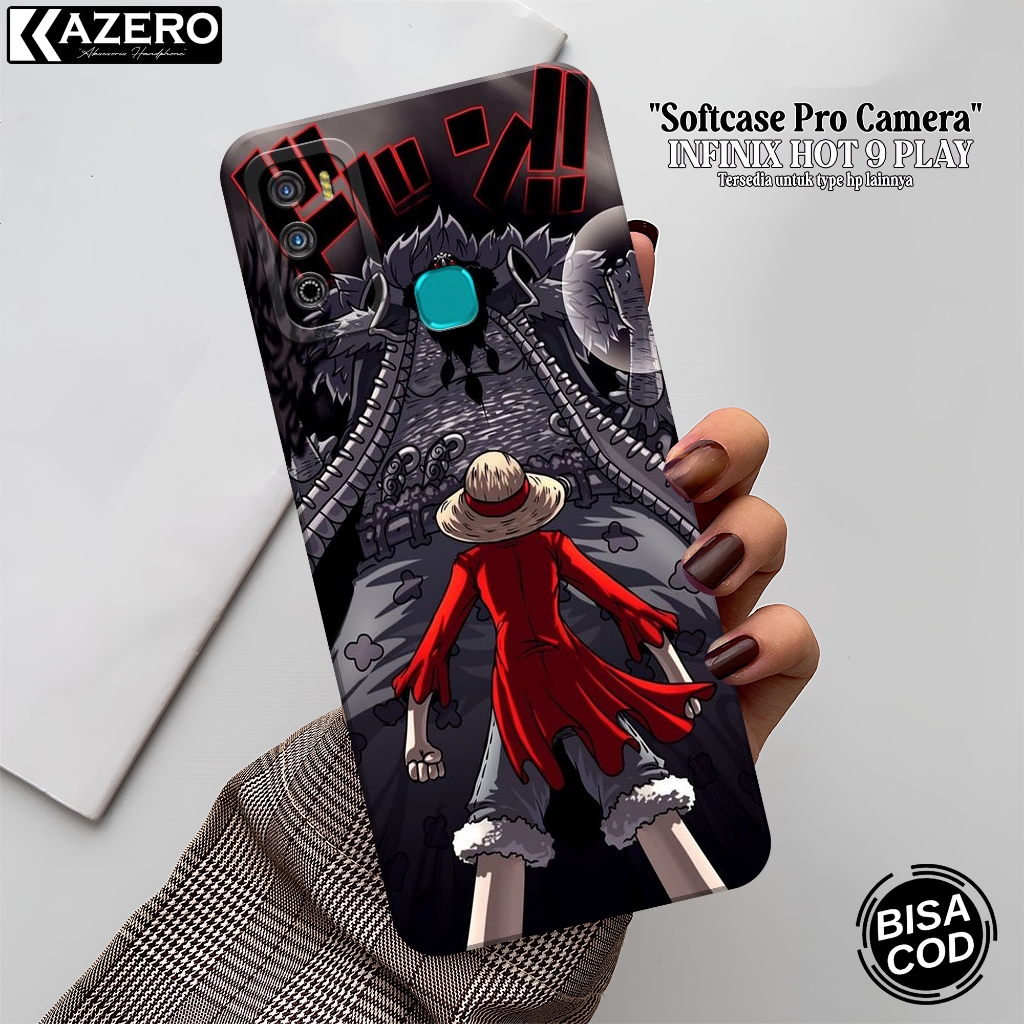 Case Infinix Hot 9 Play - Tpu Pro Camera - Fashion Case Anime - Softcase Infinix Hot 9 Play - Casing