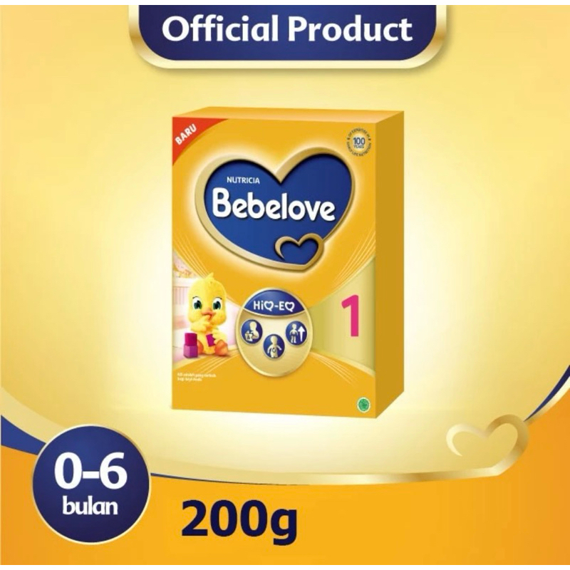 BEBELOVE 0-6 bulan / Susu formula / 200gram