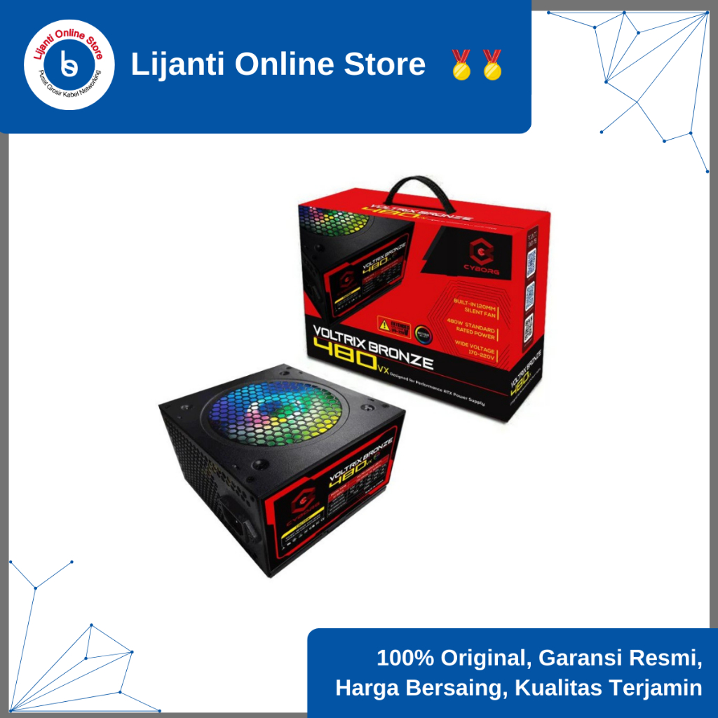 PSU CYBORG VOLTRIX BRONZE 480VX ORIGINAL