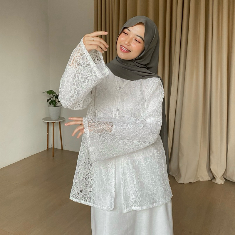 Juwita Outer - Lace Outer - Outer Brukat - Lace Atasan - Baju kondangan - Baju Kartini