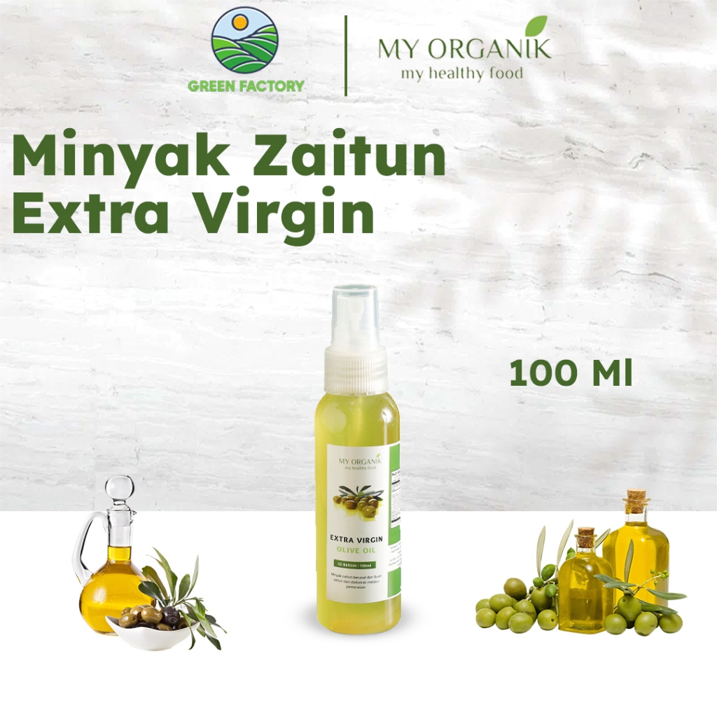 

My Organik Minyak Zaitun Extra Virgin Olive Oil Organic Premium Murni Asli 100% EVOO Kesehatan