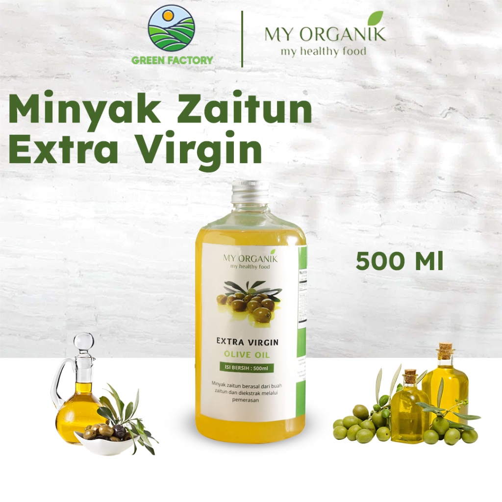

My Organik Extra Virgin Olive Oil 500ml - Minyak Zaitun Murni