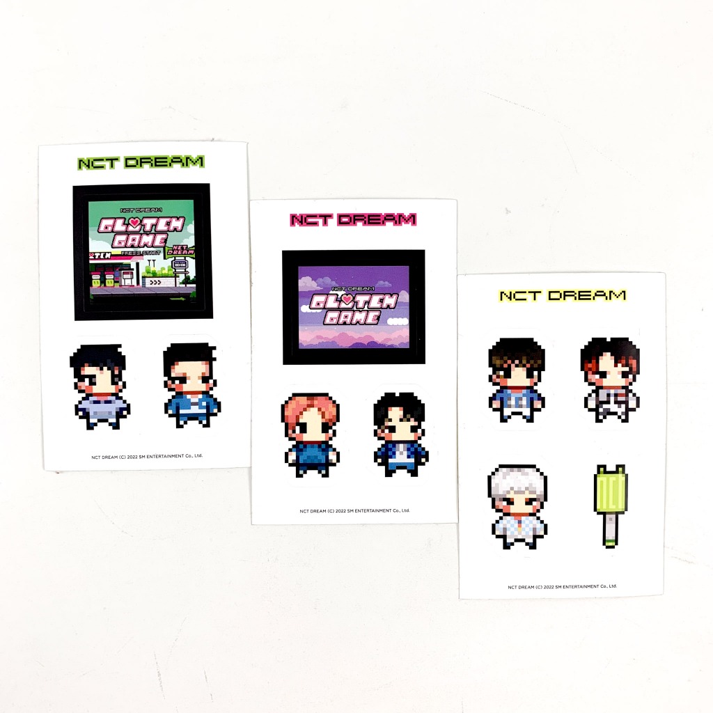 [sharing] NCT Dream Glitch Mode MD Sticker Benefit