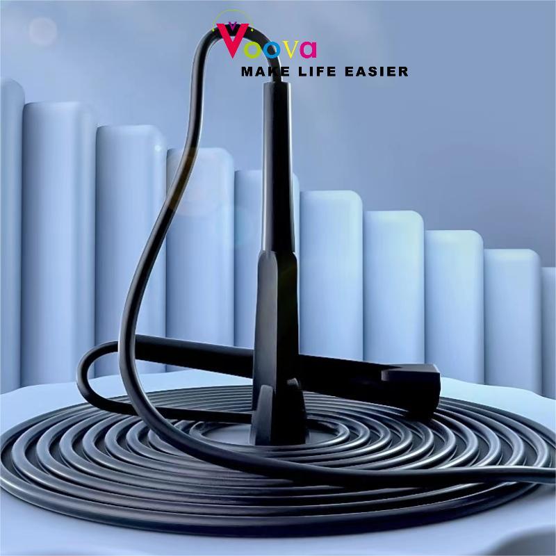 VOOVA Skipping Tali Alat Olahraga / Skipping Portable Active PVC/ Jump Rope Speed Active Sport / Lon