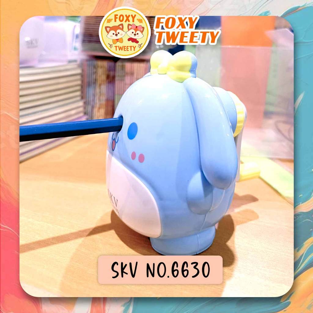 

Rautan Serutan Pensil Putar Gaya Kartun Sharpener Rautan Meja Karakter Spotted Puppy - SKV No. 6630