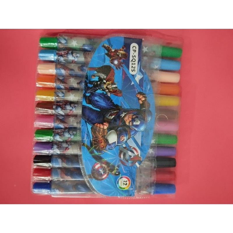 

crayon putar pendek 12warna