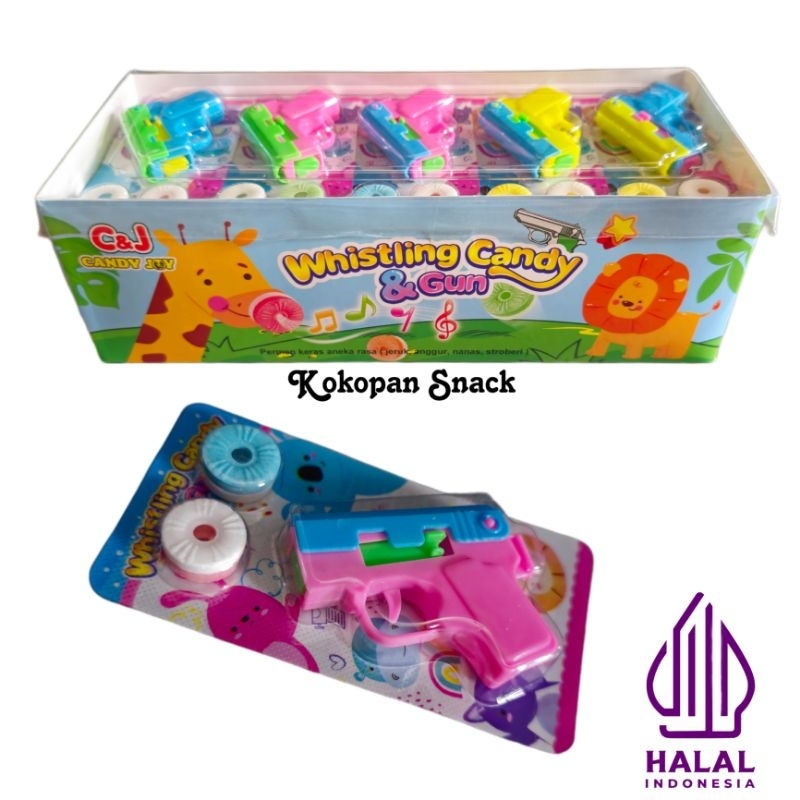 

C&J WHISTLING CANDY GUN BOX ISI 30