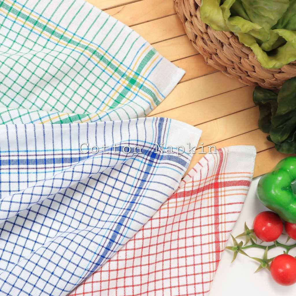Serbet Dapur JUMBO 72x74 cm Handuk Makan Full Katun untuk Hotel, Restoran & Rumah