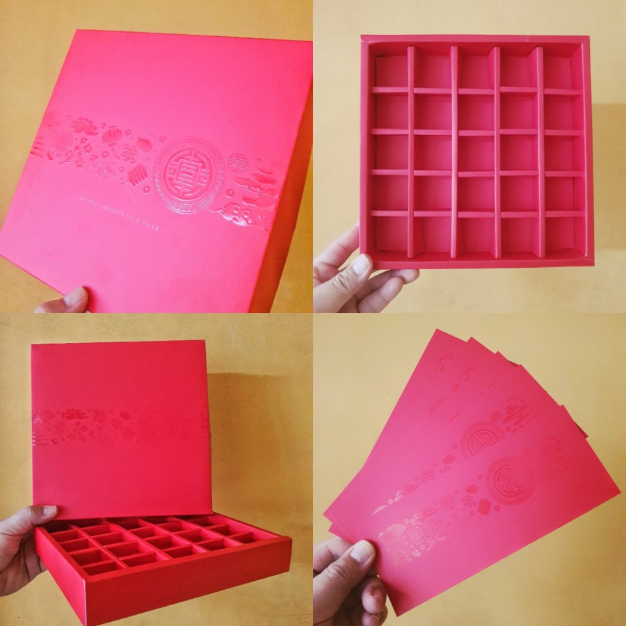 

10pcs Dus Imlek Nastar uk. 3.5x3.5x3.5 cm " CNY