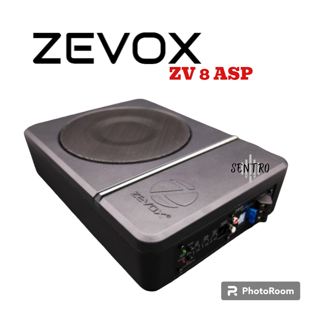 Subwoofer Kolong 8 Inch Zevox ZV 8 ASP Sub Aktif Kolong Zevox Original