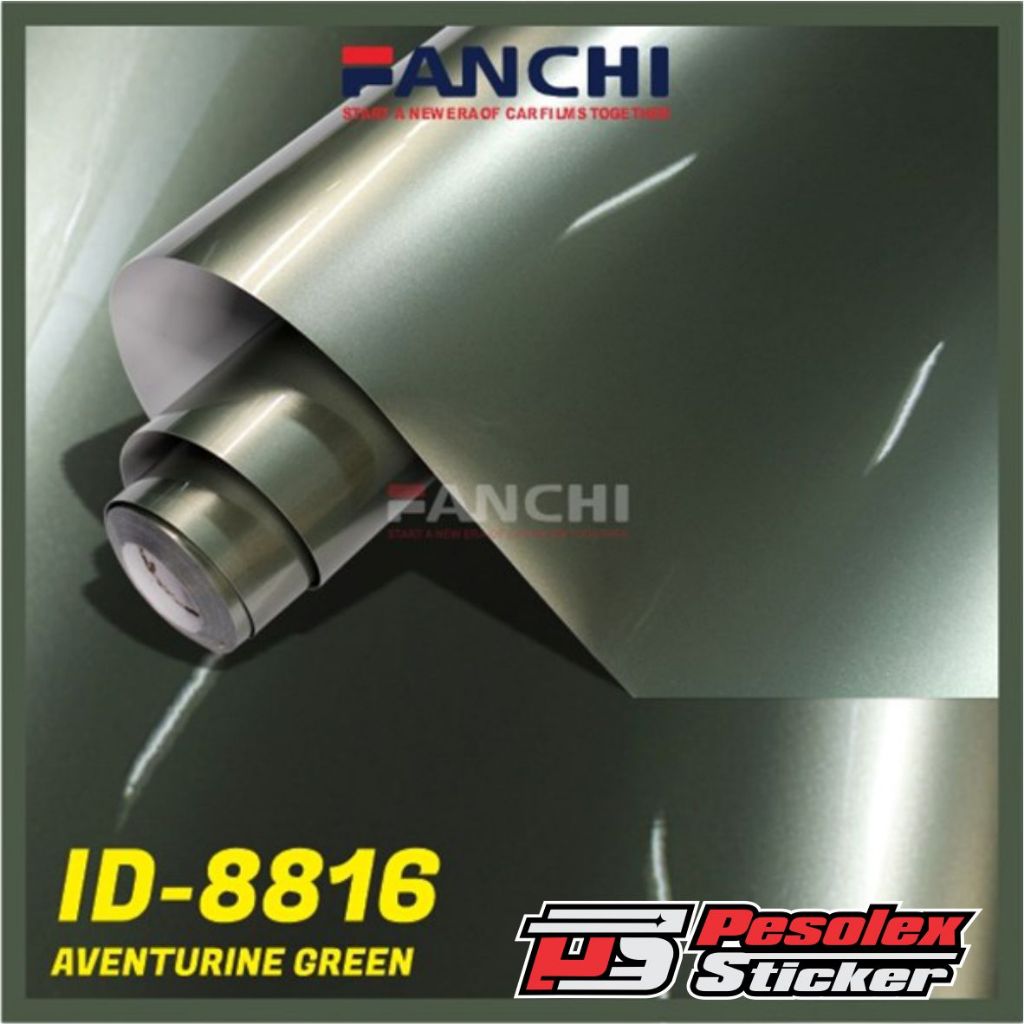 Sticker Scotlite Vinyl Premium Aventurine Green/Millennium Jade ID-8816 Wrapping Motor/Mobil 50cm x 