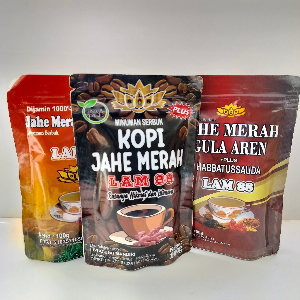 

JAHE MERAH 100GR | KOPI JAHE 100GR | JAHE AREN 100GR