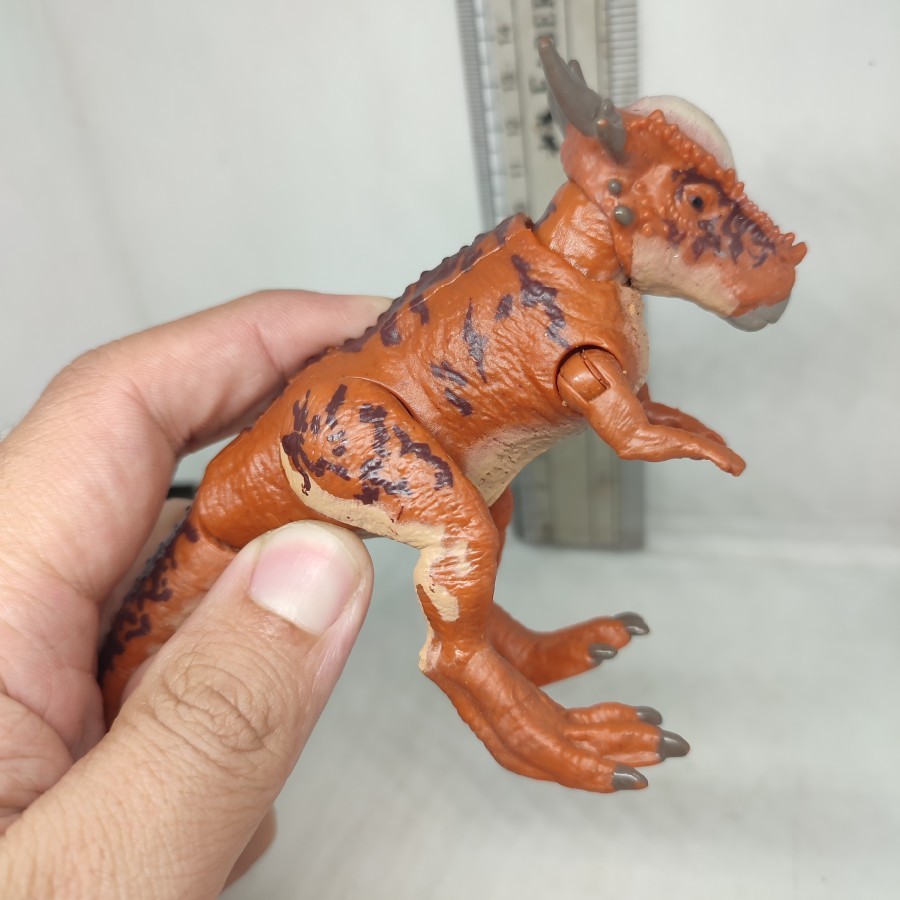 Action Figure 4' Jurassic World Camp Cretaceous Stygimoloch Savage Strike Original Mattel
