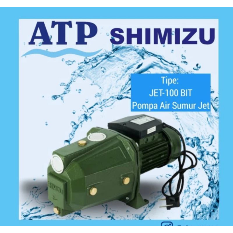 Shimizu Pompa Air Semi Jet Pompa Air Sumur Dangkal Jet 100