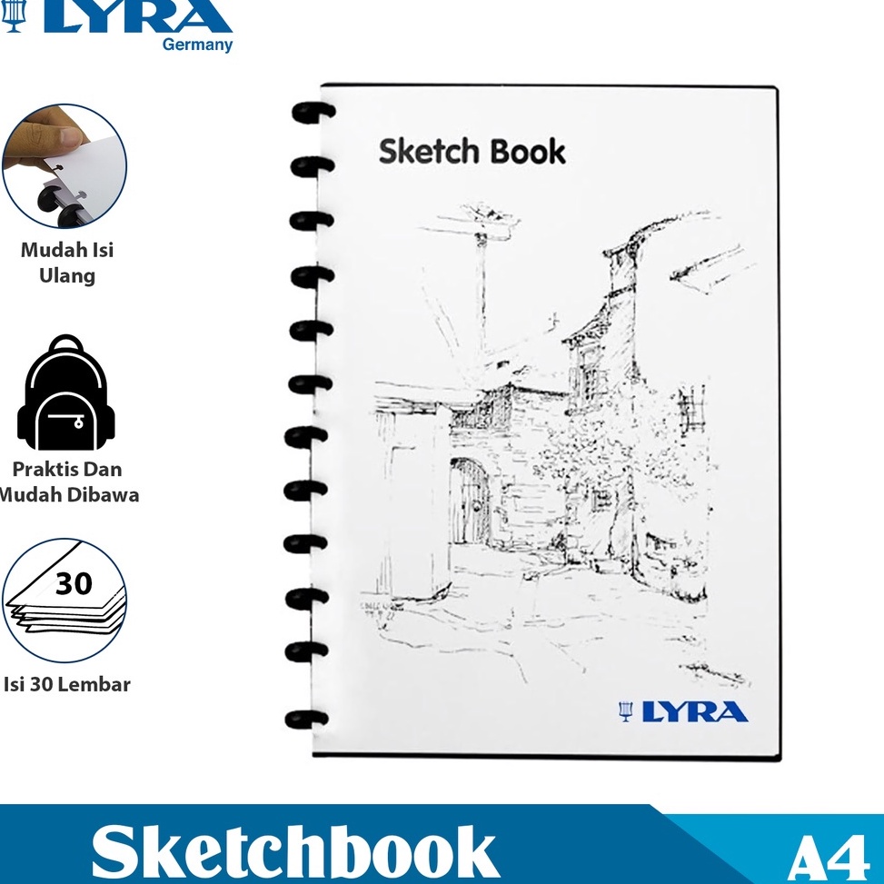 

Lyra Buku Sketsa Ukuran A4 3 Lembar Sketch Book Binder Buku Bergambar Lyr92126 KODE B9L5