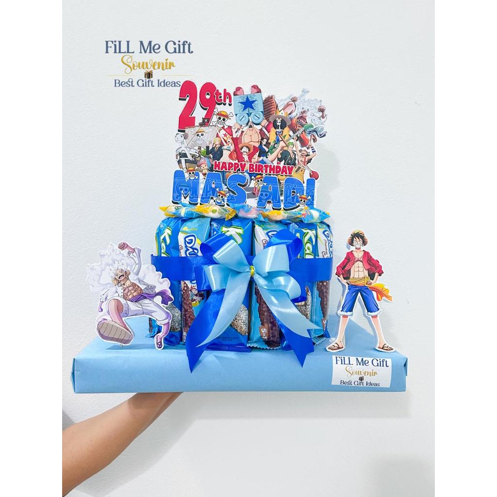 

My Melody - Snack Tart Ulang Tahun / Birthday Gift Snack Tower 1 Tingkat